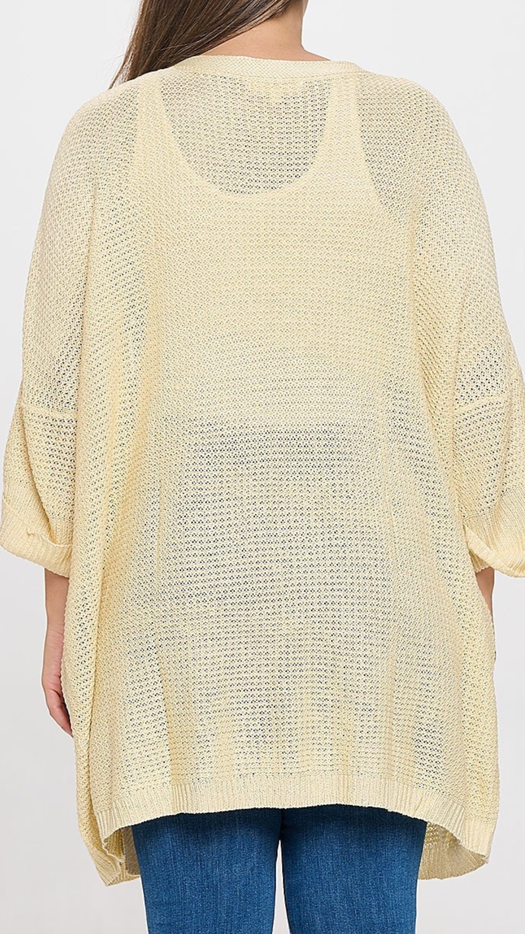 Open Knitted Cardigan