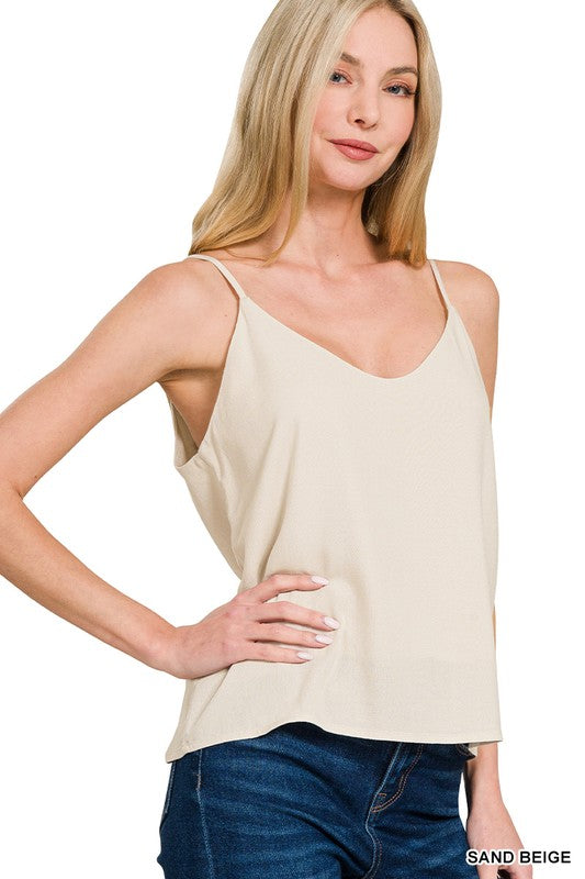Sand Woven Camisole