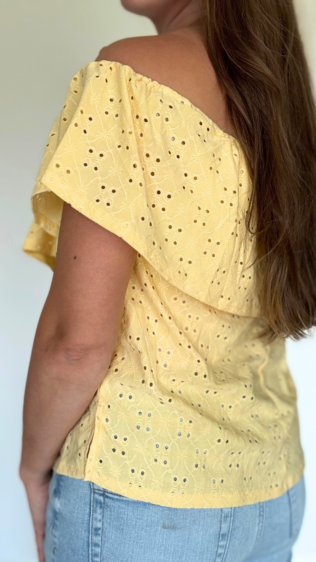 Off Shoulder Ruffle Top