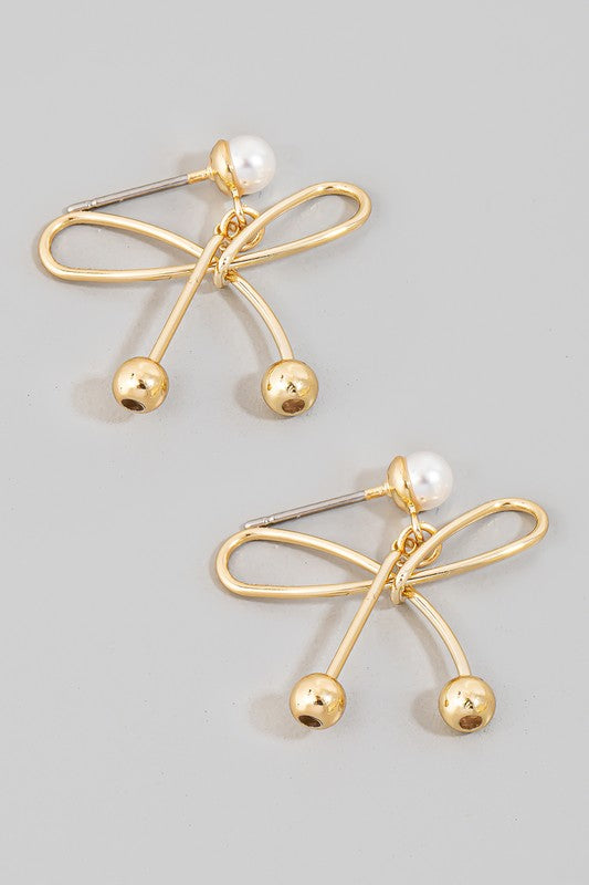 Bow Stud Earrings