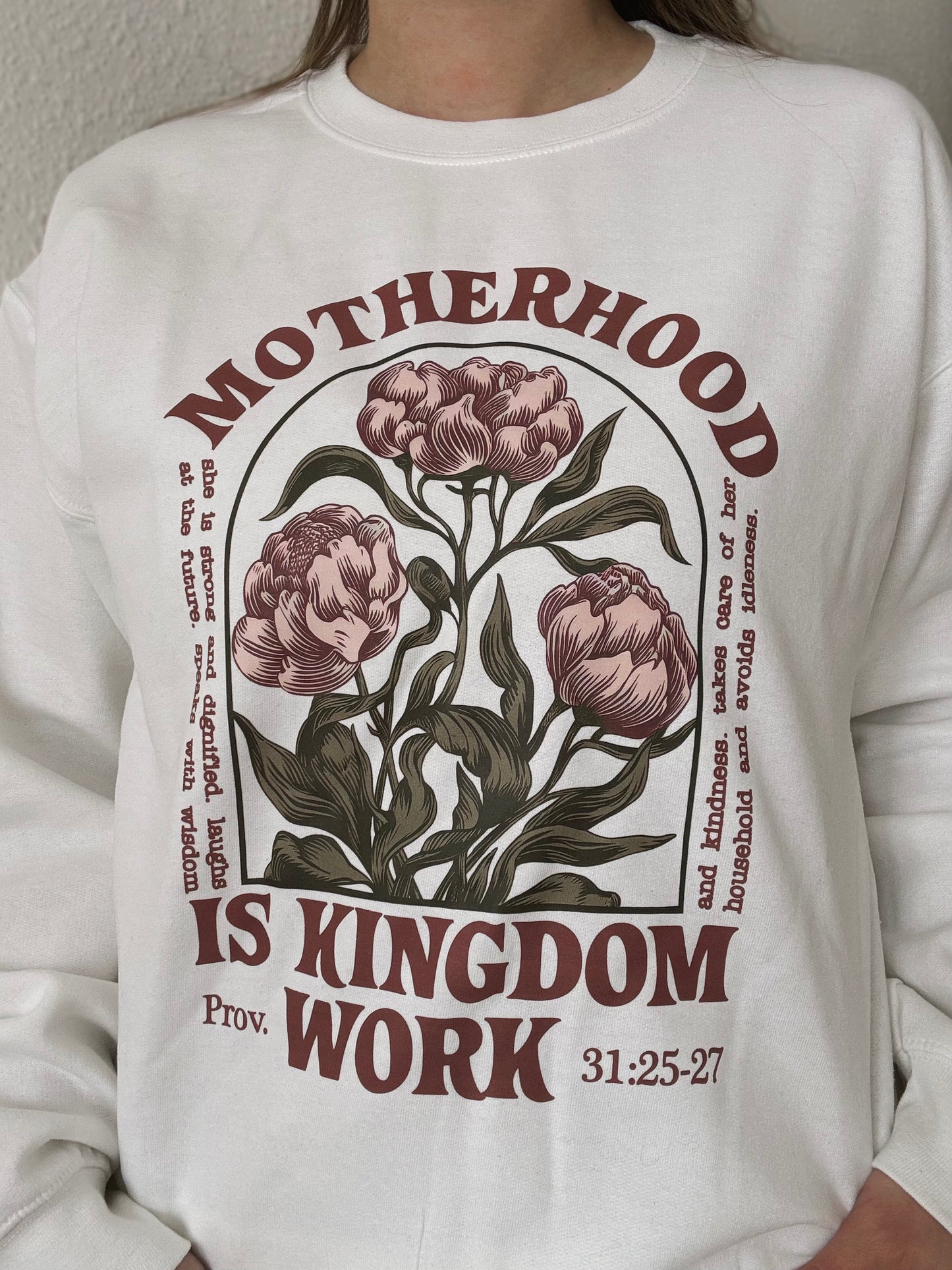 Motherhood Floral Crew