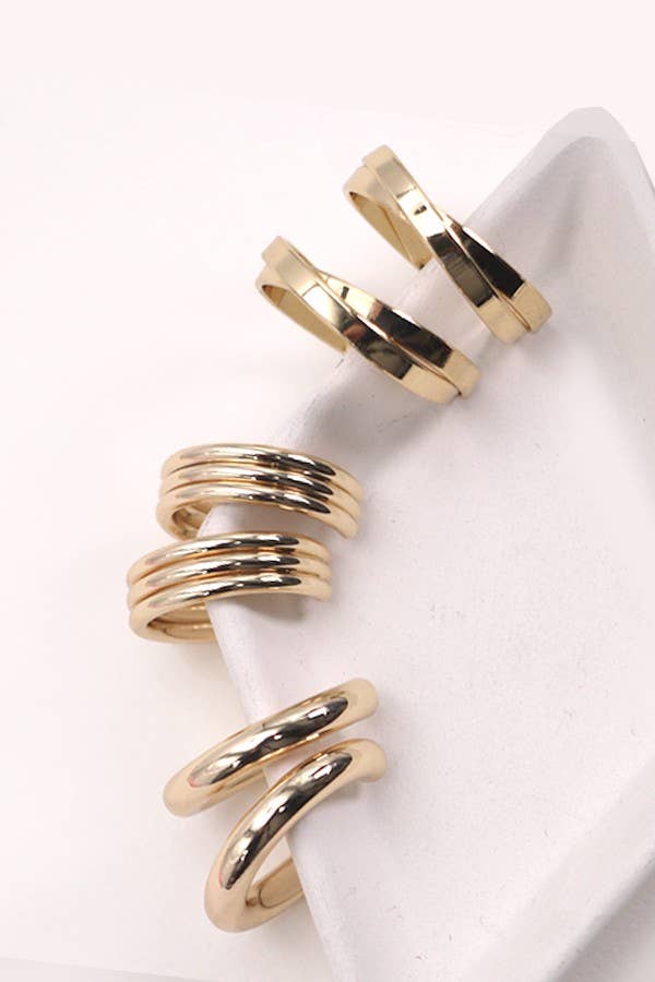 Multi Hoop Trio Earrings