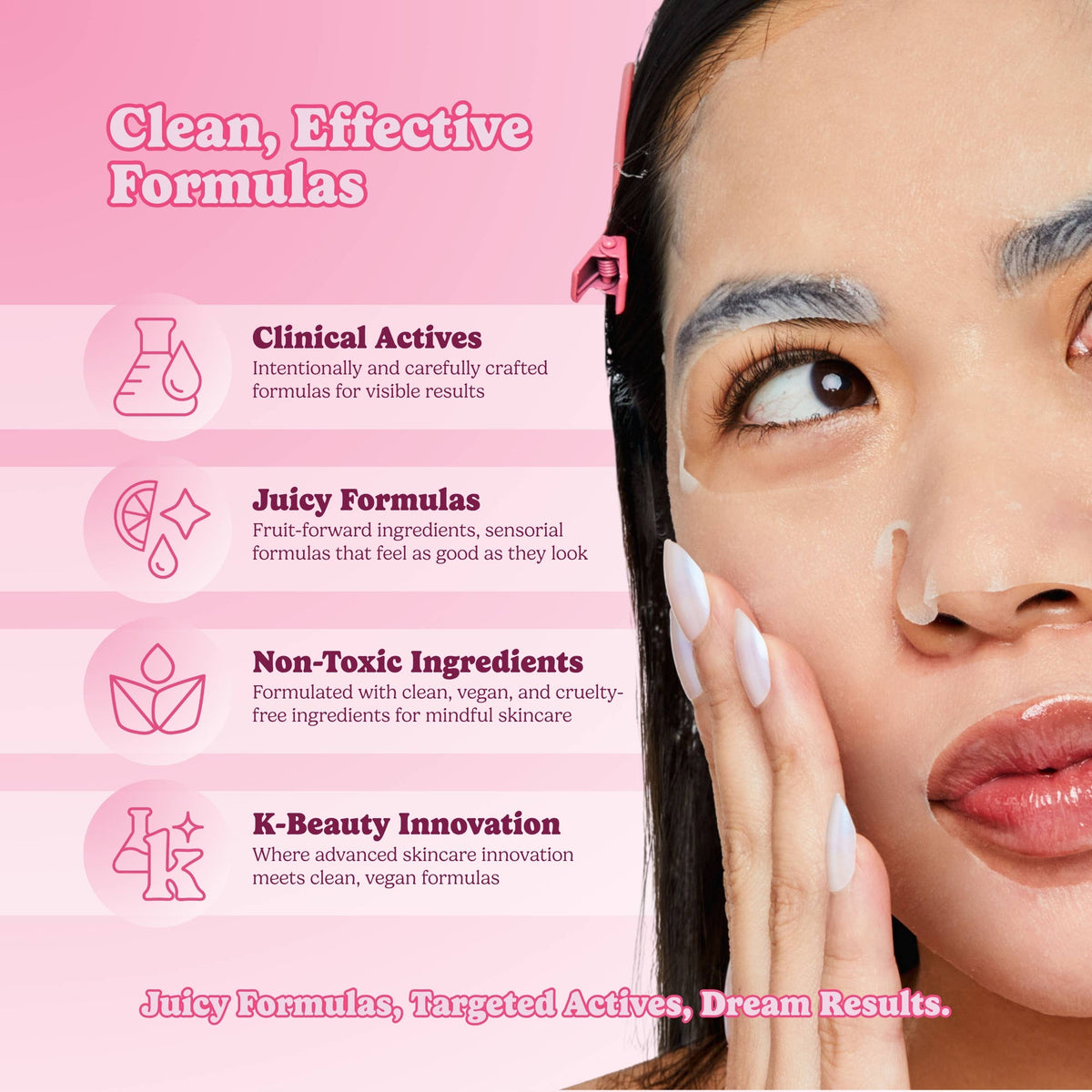 The Pink Dream Moisturizing Raw Juice Sheet Mask