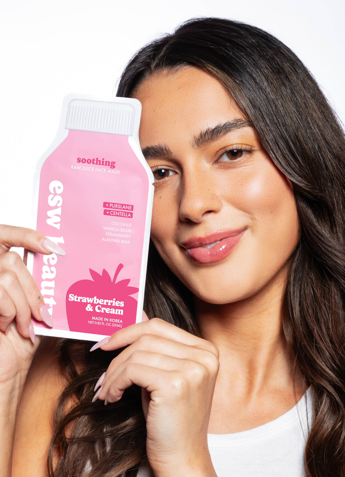 Strawberries and Cream Soothing Raw Juice Sheet Mask