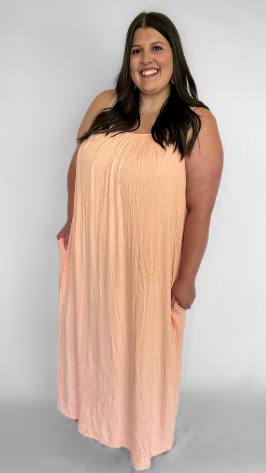 Pink Clay Summer Dress