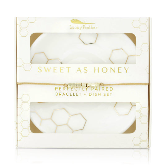 Honey Bracelet + Dish Set