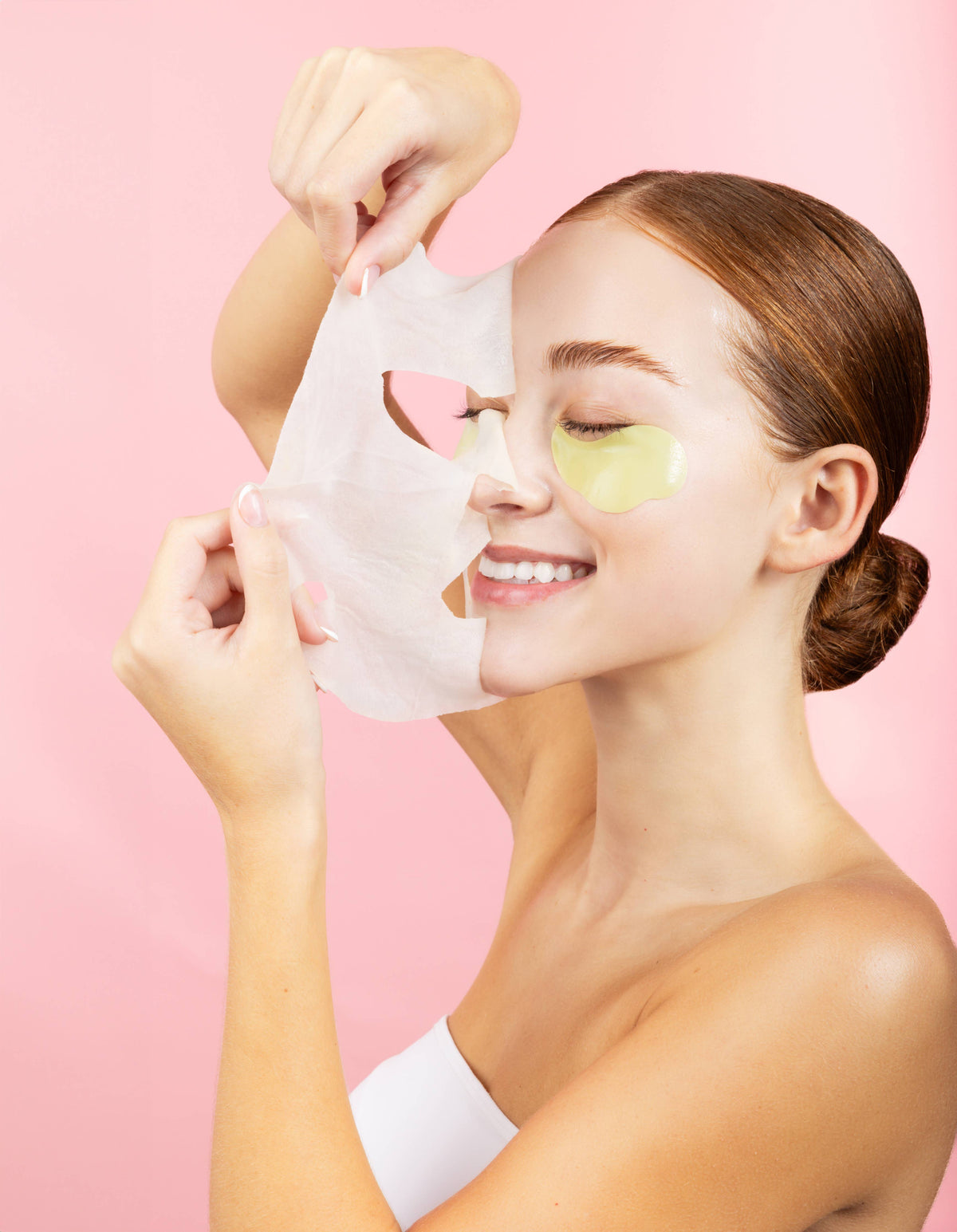 Strawberry Matcha Latte Depuffing & Hydrating Eye Patches