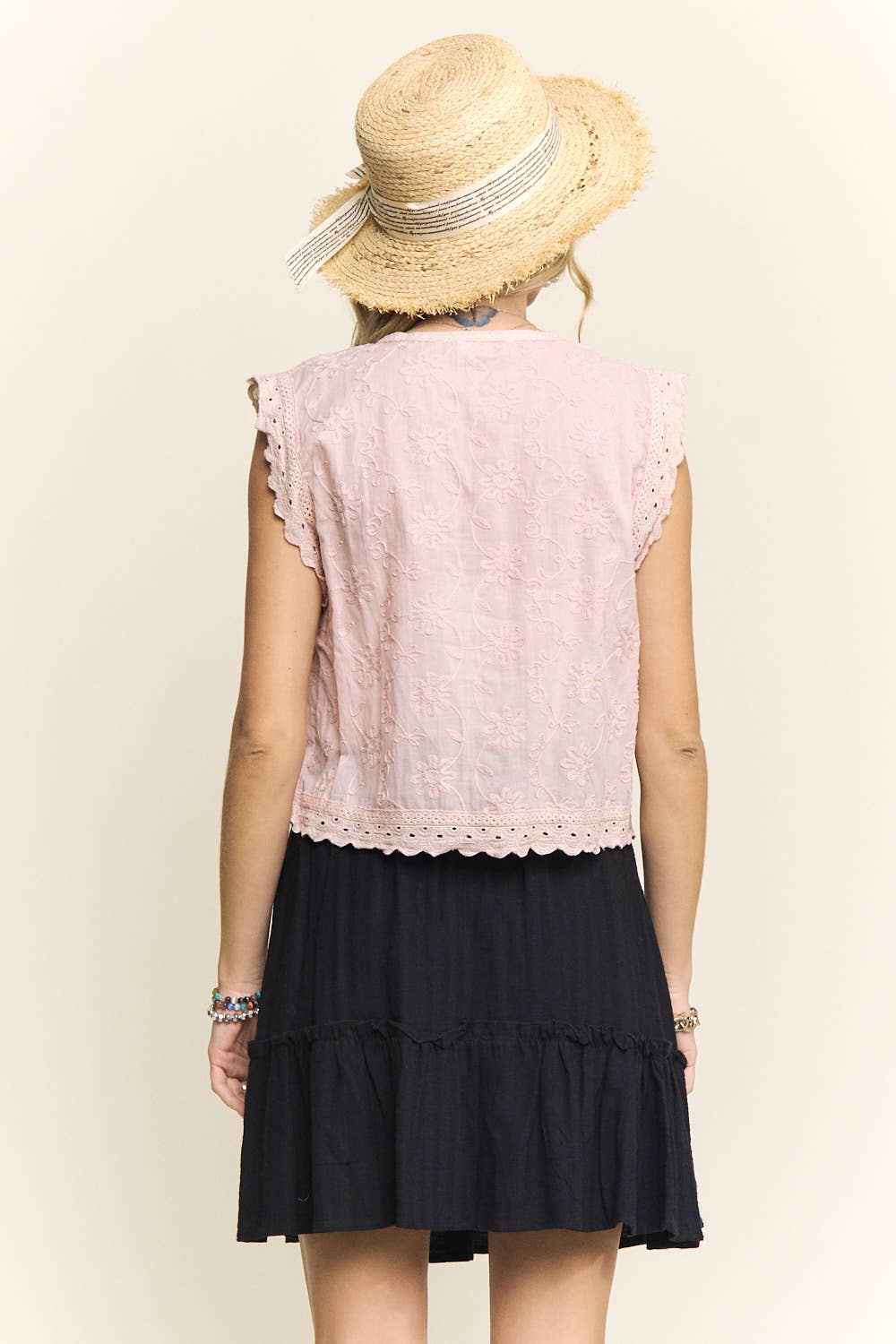Pink Lace Blouse