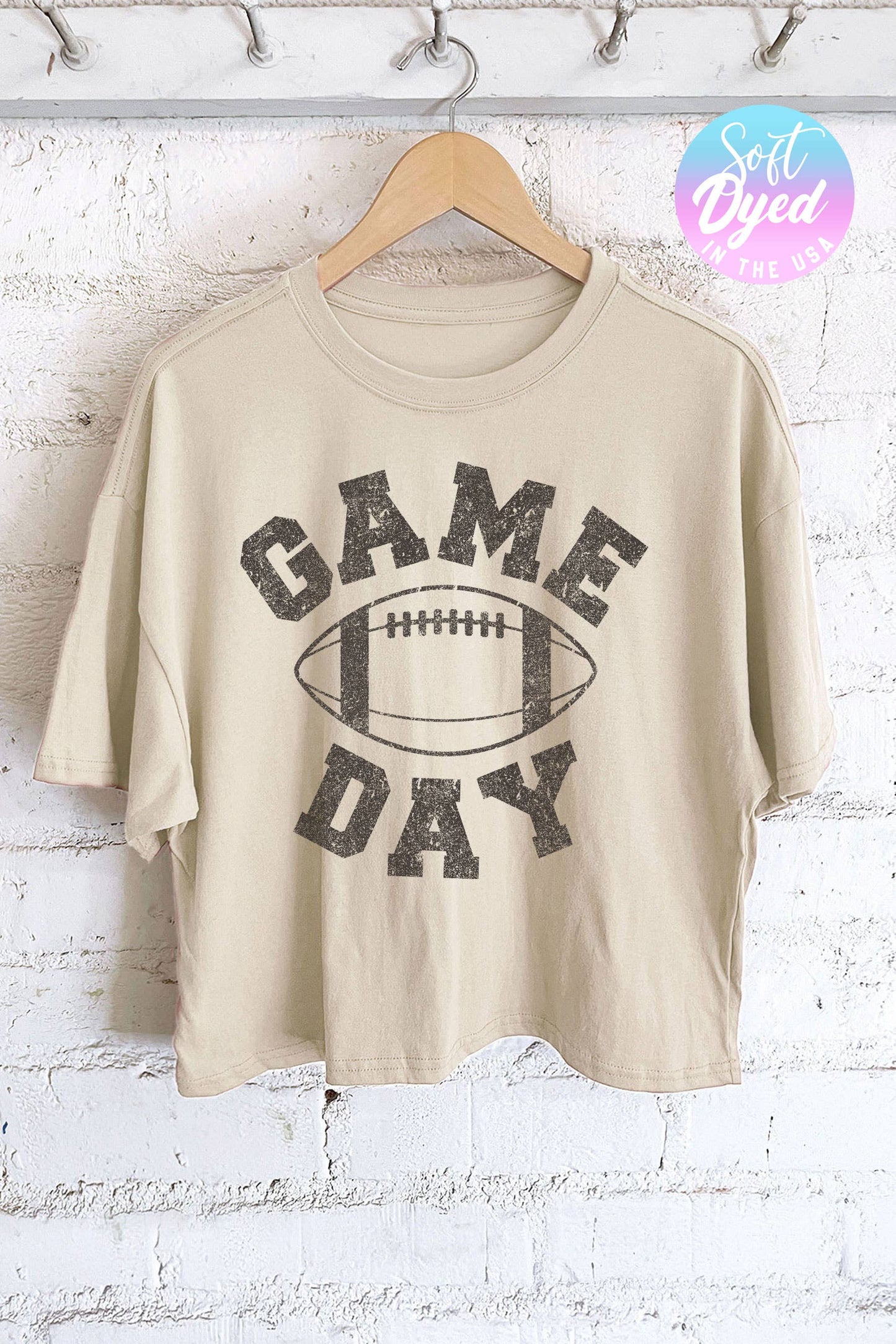Natural Game Day Graphic Tee