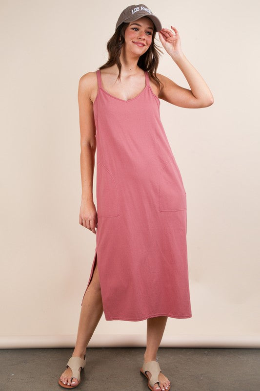 Mauve Midi Dress