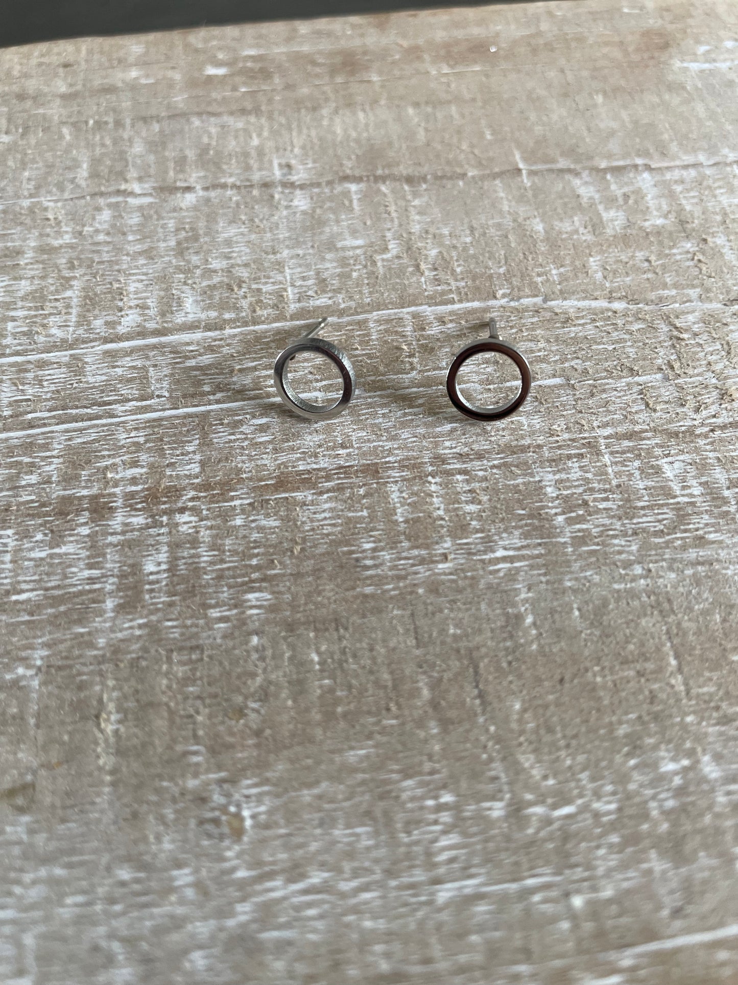 Silver Mini Stud Earrings