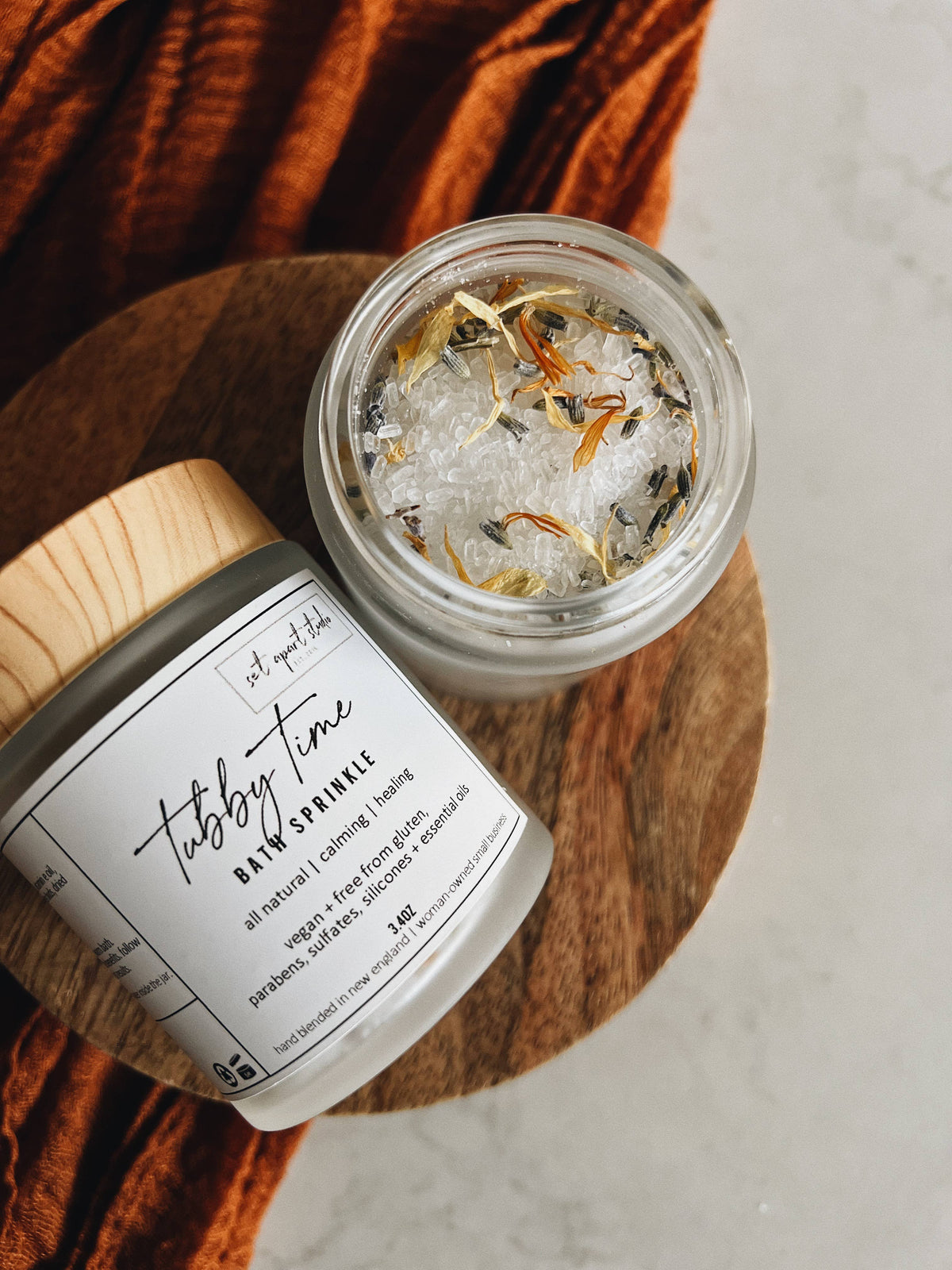 Tubby time | bath salt soak