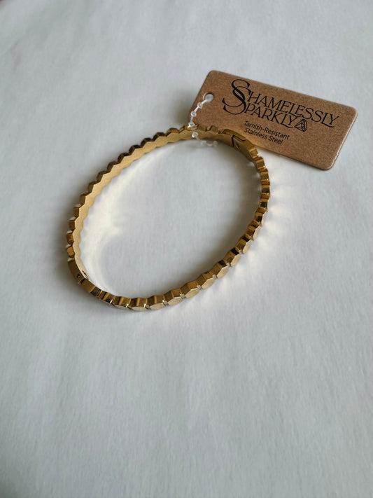 Shamelessly Sparkle Hexagon Bracelet