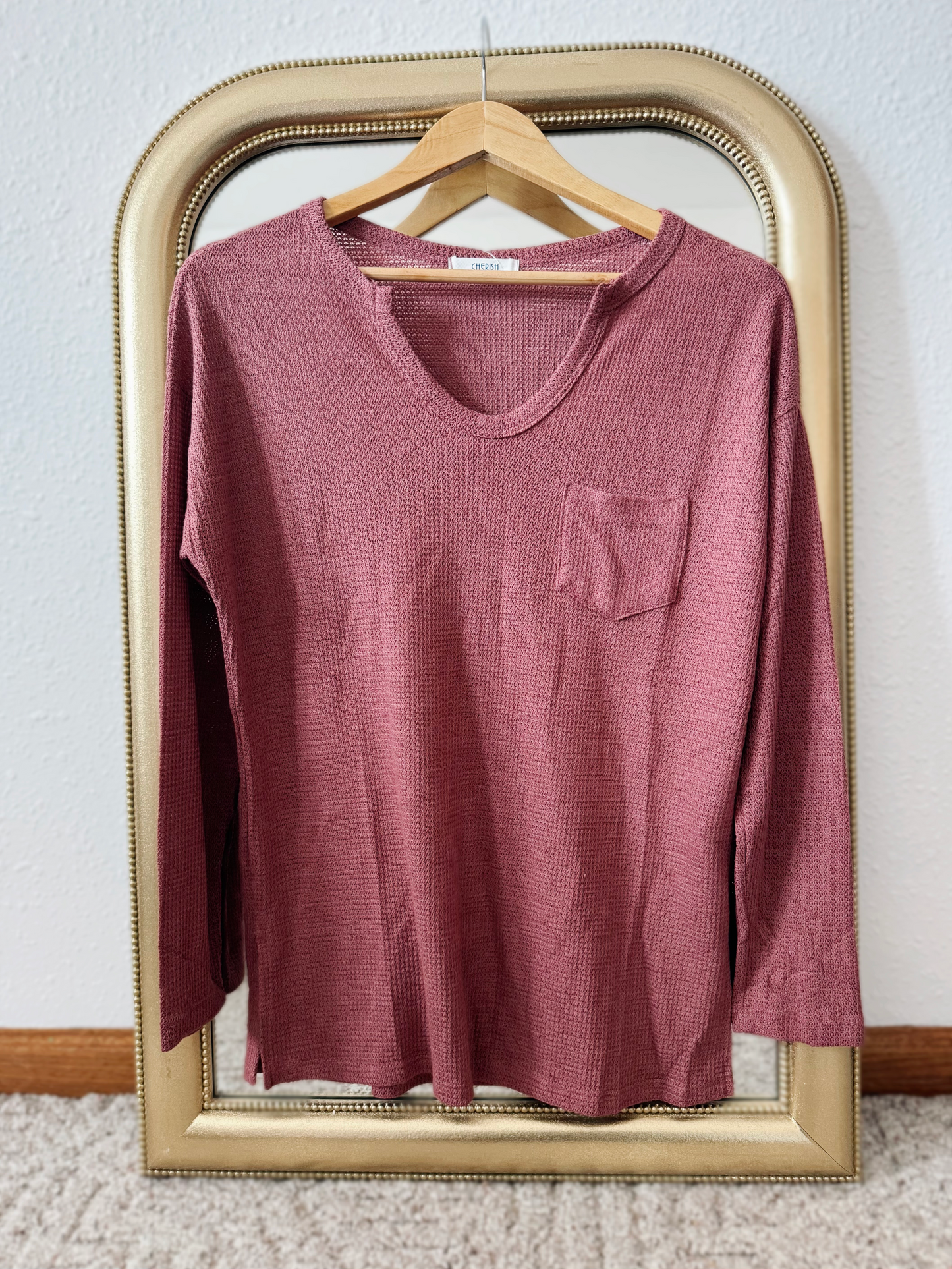 Brick Waffle Knit