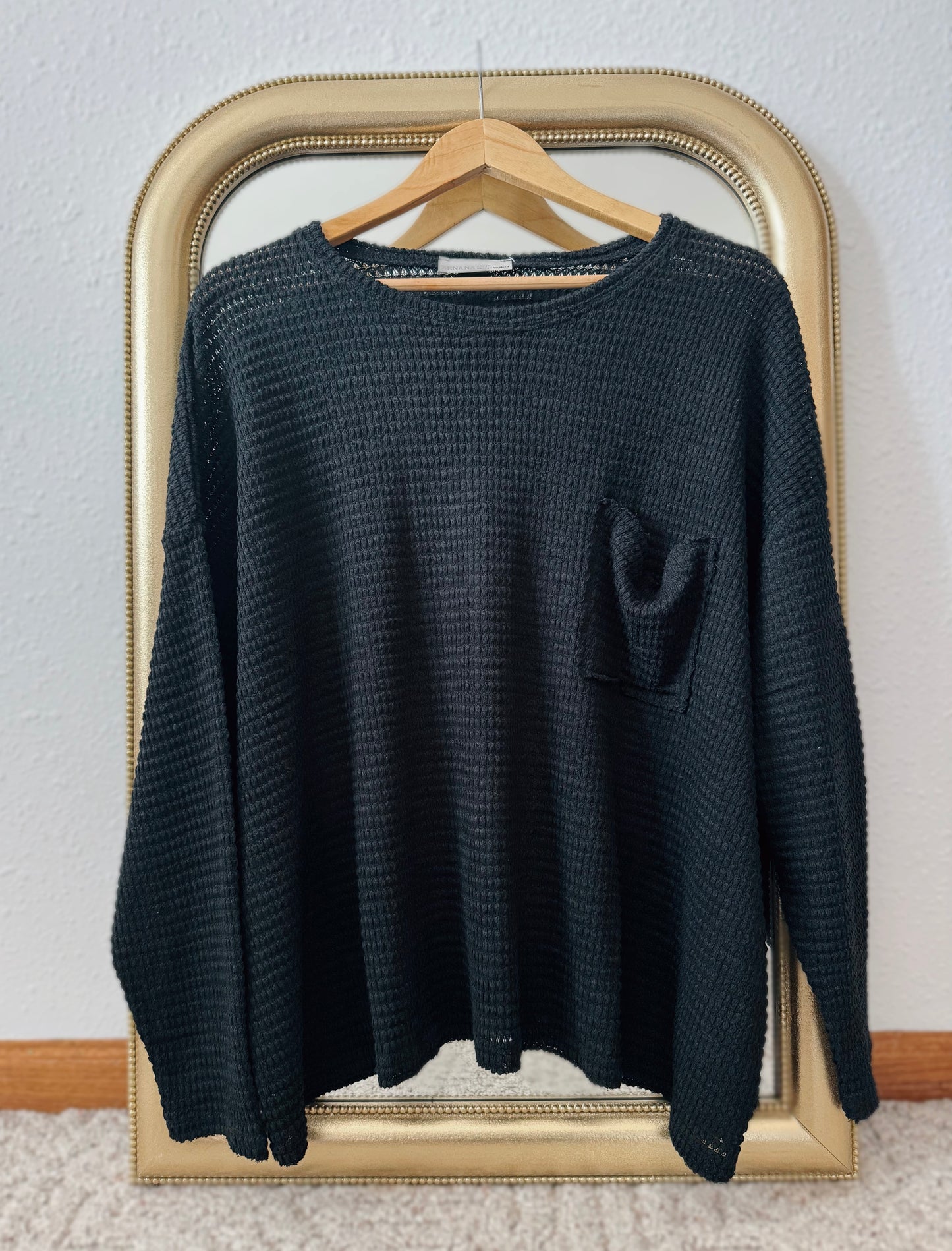 Black Drop Sweater