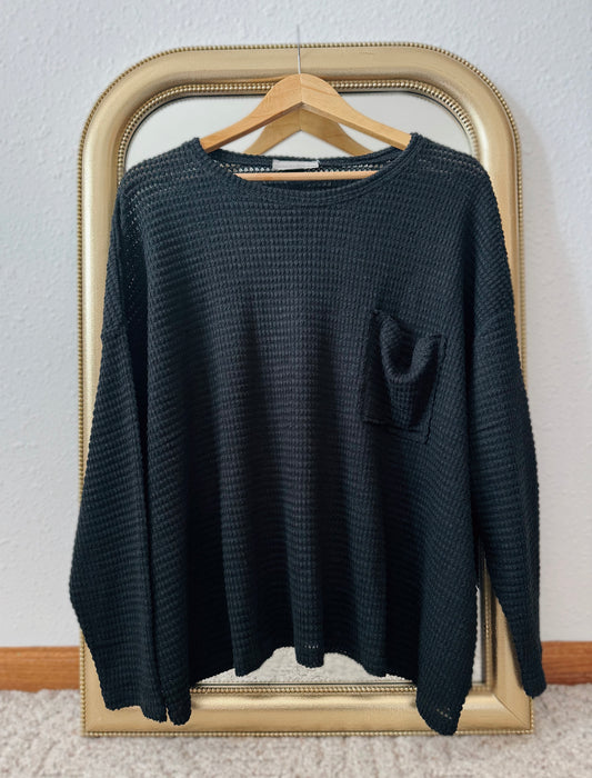 Black Drop Sweater