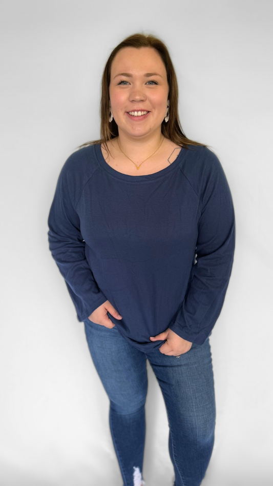 Blue Tunic Top