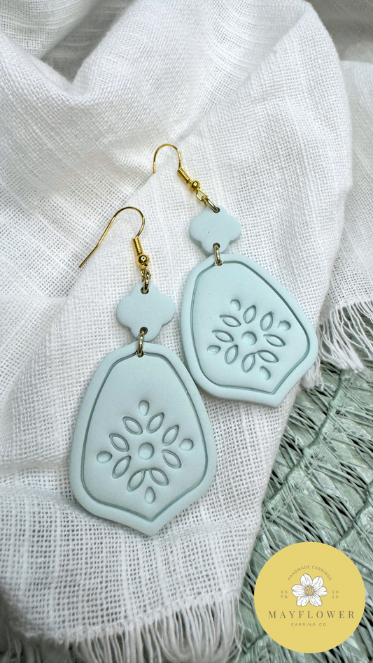 Mayflower Earring Co. Blue Decor Dangle