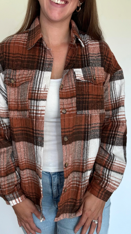 Brown Plaid Flannel