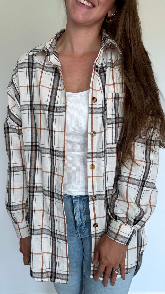 Oversized Plaid Flannel