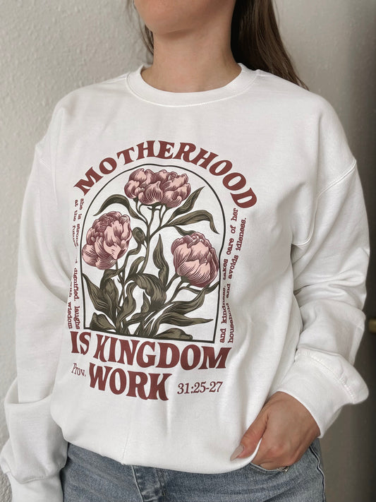Motherhood Floral Crew