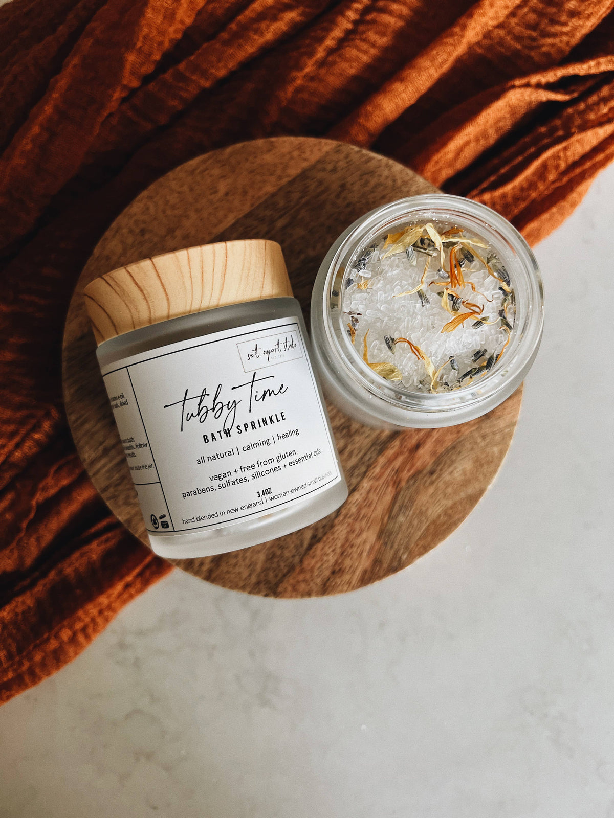 Tubby time | bath salt soak
