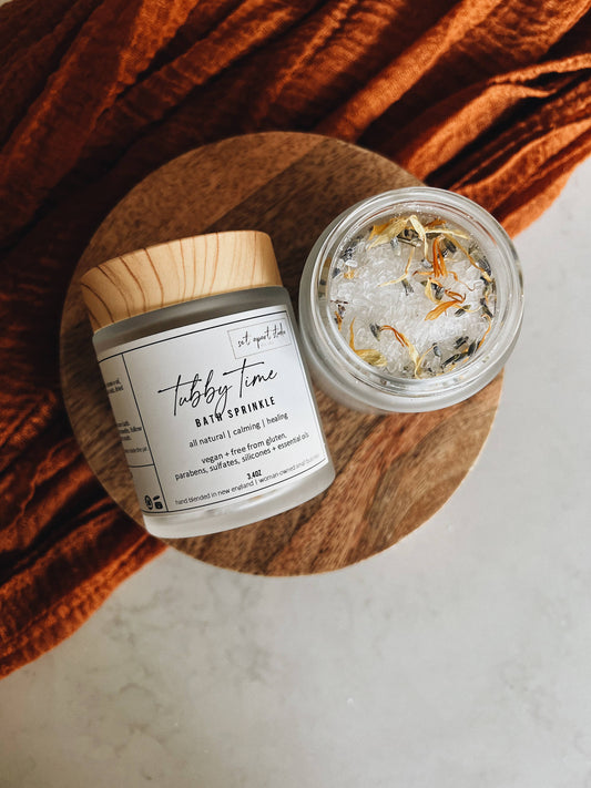 Tubby time | bath salt soak