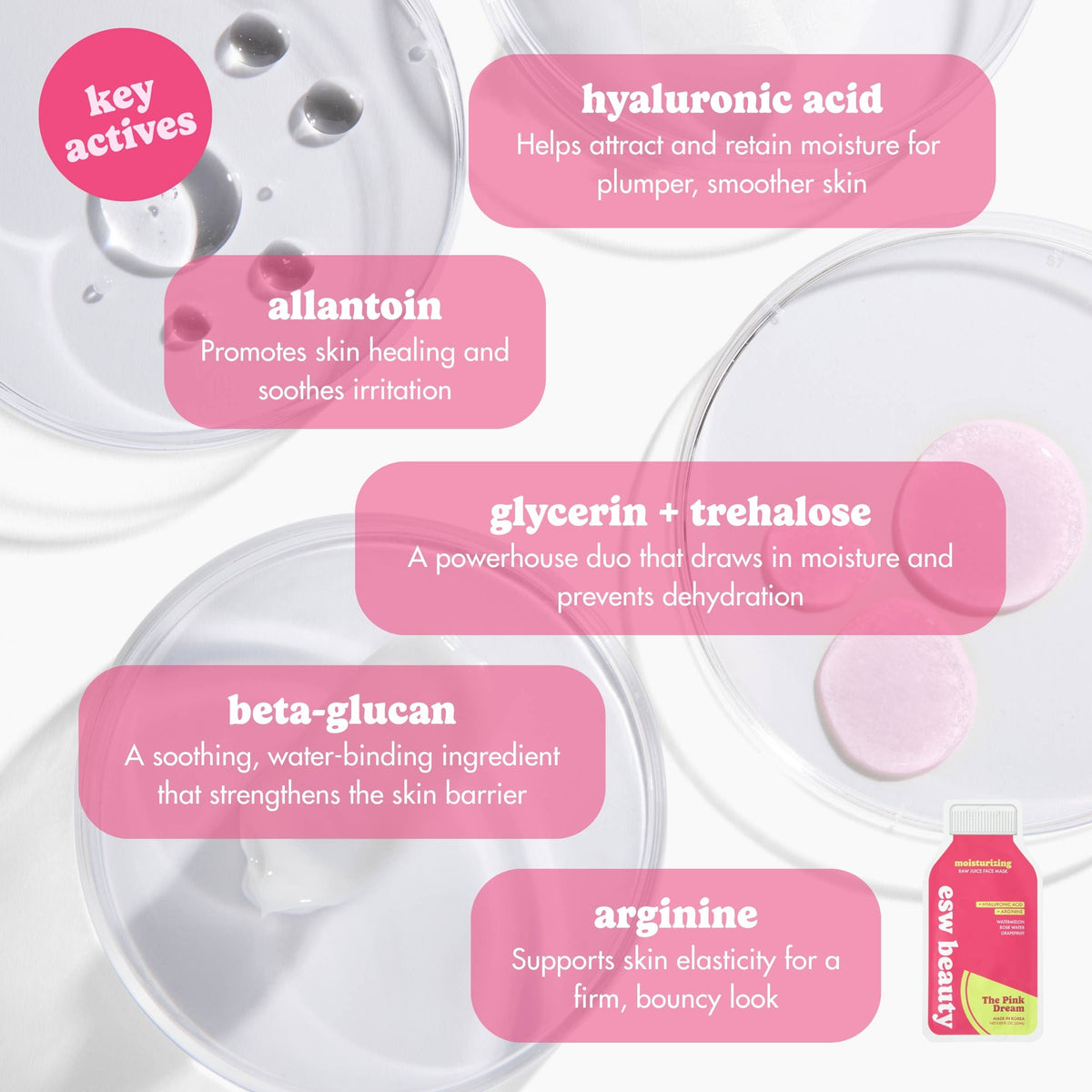 The Pink Dream Moisturizing Raw Juice Sheet Mask