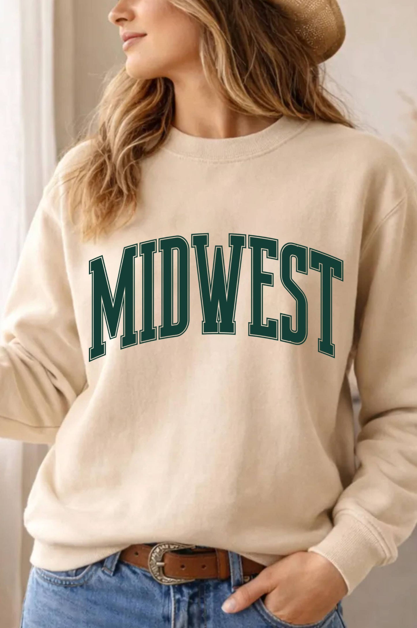 Midwest Puff Graphic Crewneck