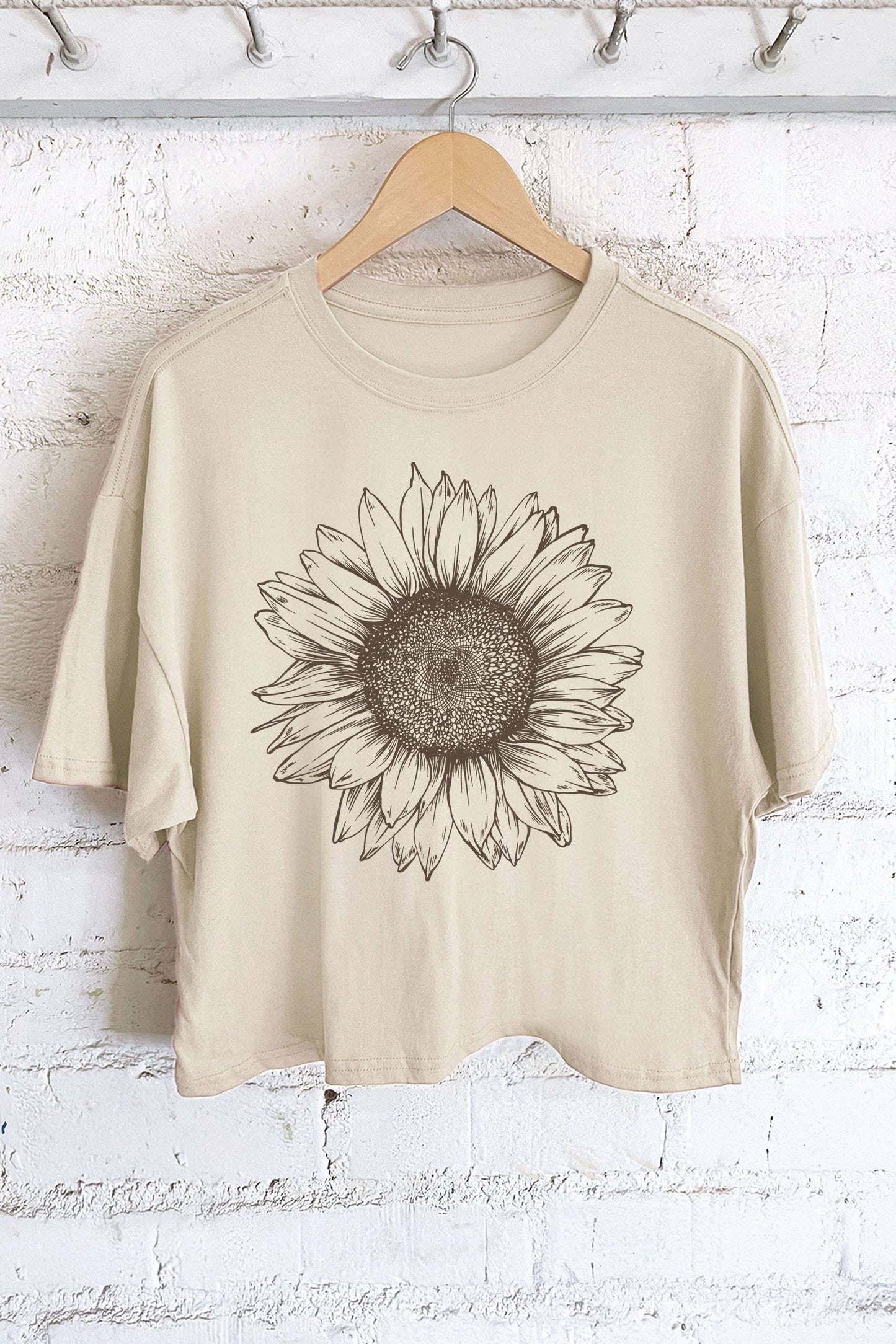 Sunflower Long Crop Top